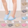 New Comfortable Breathable Slippers Hotel Disposable Supplies Summer Home Hospitality Linen Slippers Thick Bottom - Image 2