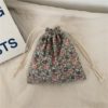 New Plaid Canvas Drawstring Bag Small Size Storage Bag Christmas Gift Candy Jewelry Organizer Cosmetic Coins Keys Bags Packing - Image 4