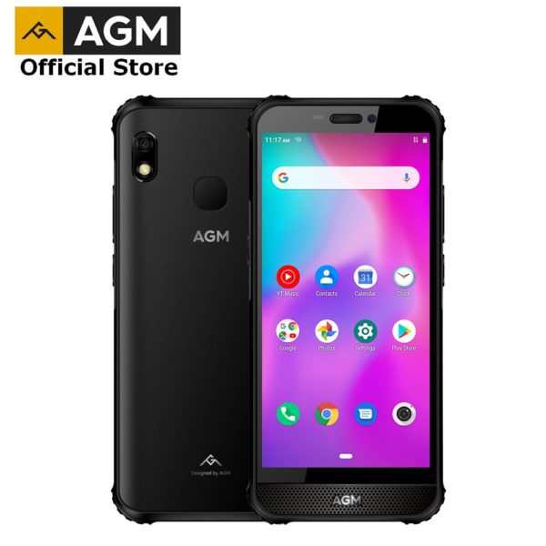 OFFICIAL AGM A10 Front Placed Speaker 5.7" HD 4G 128G Android™ 9 Rugged Phone 4400mAh IP68 Waterproof Smartphone