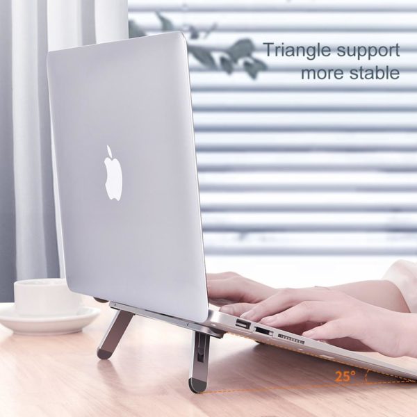 Oatsbasf Laptop stand suporte notebook tablet accessories macbook pro stand Mini Foldable laptop Portable holder Cooling stand - Image 4