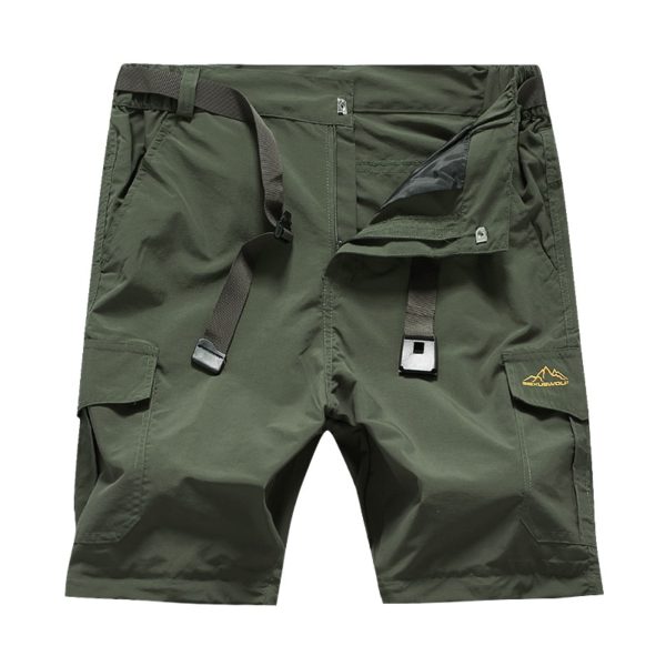 Outdoor Men Tactical Lightweight Zip Off Quick Drying Stretch Convertible Cargo Pants Shorts Bottom For Hiking Camping 8802 - Image 2