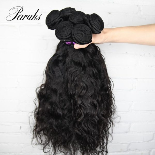 Paruks Raw Indian Hair Bundles Natural Wave 100% Human Virgin Hair Weaving Wholesale Hair Bundles Extensions For Black Woman - Image 5