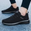 Plus Size Summer Lightweight Male Sneakers Men's Running Shoes Women Sneakers Sport Shoes Sports for Men Black Gold Tennis E-513 - Image 3