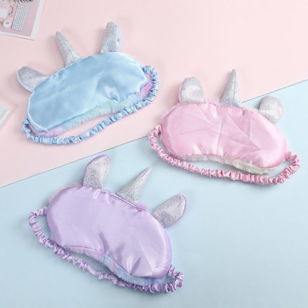 Plush Anime Sleeping Eye Mask Cute Kids Sleep Mask Cartoon 3D Eye Cover Eye Blindfolds Travel Eye Band Shade Rest Eyepatch - Image 5