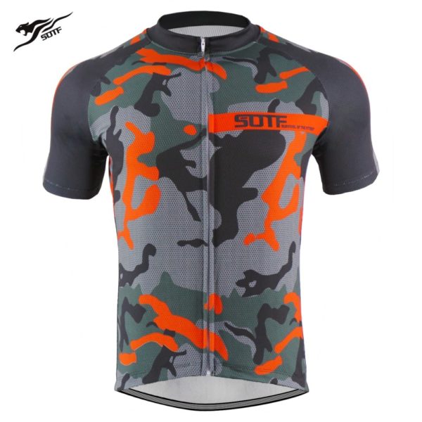 SOTF Geometric Breathable Anti-Wrinkle Cycling Jersey Short Sleeve Road Bike shirt Mountain Bike Cycling Clothing Men Women - Image 2