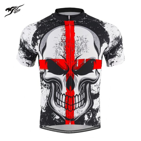 SOTF Geometric Breathable Anti-Wrinkle Cycling Jersey Short Sleeve Road Bike shirt Mountain Bike Cycling Clothing Men Women - Image 3