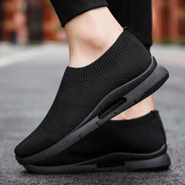 Slip on Men's Running Shoes Men Sneakers Large Size Sports Shoes Man Mesh Sport Shoe Male Low Top Flat Athletic Trainers New Q5 - Image 2