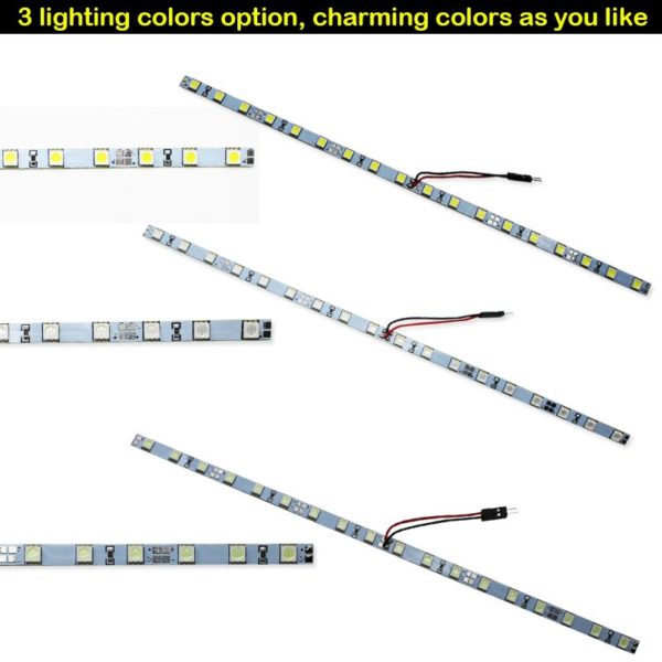 Super Bright 18-SMD LED Strip Light For Car Trunk Cargo Area Luggage Compartment Area Interior Illumination Ice Blue/White/Blue - Image 4