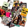 TD ZW 25Pcs/Lot Classic Movie Stickers PVC Waterproof Stickers On Laptop Travel Case Guitar Cup Skateboard Car Brand New Sticker