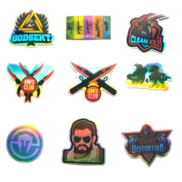 TD ZW 50Pcs Cs Go Sticker Pack for Laptop Luggage Mac Book Guitar Car Bicycle Motorcycle Sticker Colorful Vinyl DIY Decal Sticke - Image 3