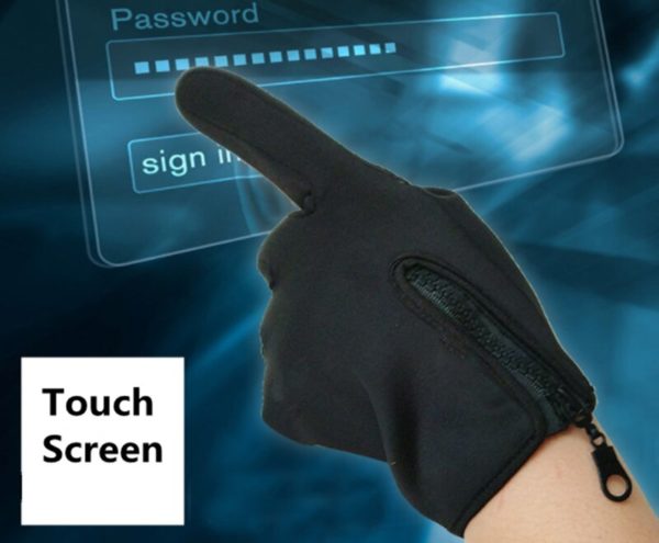 Touch-screen Bike Gloves Winter Thermal Windproof Warm Full Finger Cycling Glove Anti-slip Men Women Outdoor Bicycle Gloves - Image 6