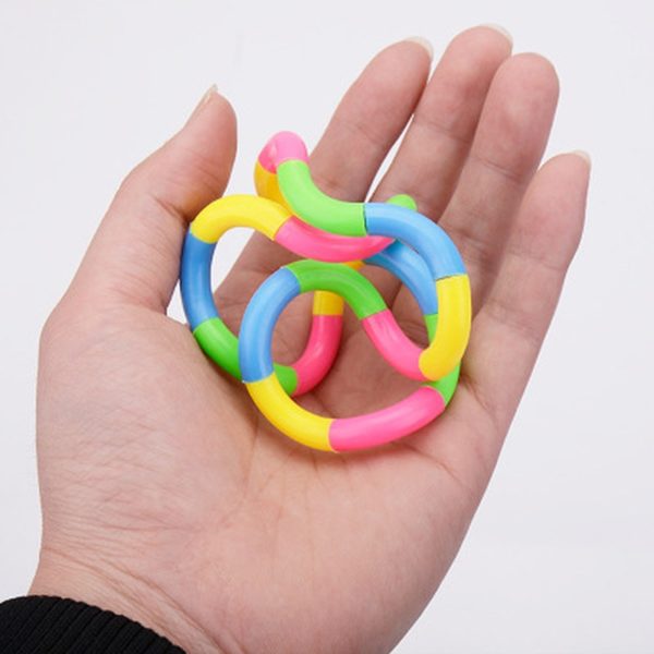 Twisted Ring Magic Fidget Magic Trick Rope Creative DIY Winding Leisure Education Stress Relief for Kid Xmas Toy Random Send - Image 4