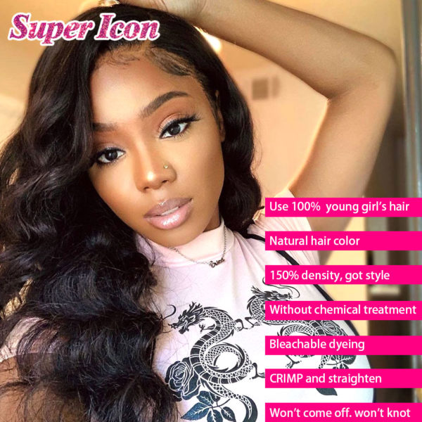 U Part Wig Body Wave Human Hair For Woman Brazilian Remy Pelucas Cheap U Sharp Natural Human Hair Wigs Glueless Super Icon - Image 3