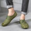 USHINE EU36-45 Canvas Wear-resistant Outdoor camouflage Military Training Farm Bulding Hiking Sneakers Shoes Man Woman big size - Image 5
