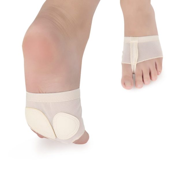 USHINE Professional Belly Ballet Dance Toe Pad Practice Shoes Foot Thong Care Tool Half Sole Gym Socks Ballet Dance Shoes woman