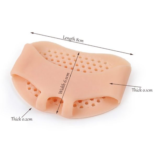 USHINE Silicone Padded Insoles Front High Heels Shoe Pad Gel Insoles For Shoes Health Care Shoe Insole High Heel Ballet Yoga Sho - Image 3