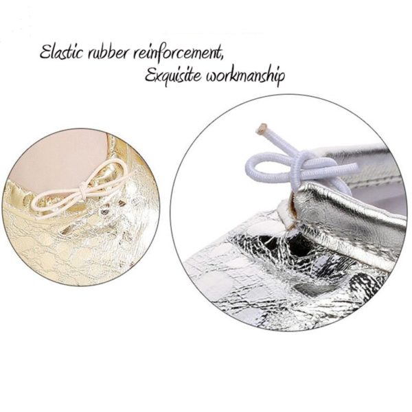 USHINE professional quality Children dance slippers PU soft Sole belly yoga gym ballet shoes girls woman man ballerina - Image 6
