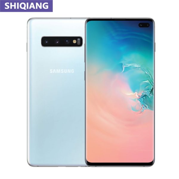 Used Samsung Galaxy S10 S10 Plus Original Unlocked 8GB&128GB ROM Octa Core 6.4" 5 Camera Snapdragon 855 Android Cell Phone