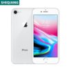 Used Unlocked Original iPhone 8 Cellphones 4.7inch Fingerprint 2 64/256GB Smartphones 7 12MP 1SIM Card Mobile Phone