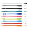 V-tie 14pcs/pack Waterproof silicone shoelace safty shoes accessories round elastic shoelaces no tie sport shoelaces - Image 2