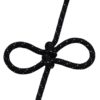 Weiou Laces 4.5MM Round Cheaper Ropes Black Silver Cords For Hiking Boots Running Jogging Shoes Outdoor Activity Sport Shoelaces - Image 2