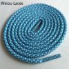 Weiou New Bright Colors Hiking Walking Two Toned Ropes Laces Replacement Shoe Lace Round Rope Shoelaces For Basketball sneakers - Image 3