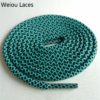 Weiou New Bright Colors Hiking Walking Two Toned Ropes Laces Replacement Shoe Lace Round Rope Shoelaces For Basketball sneakers - Image 4