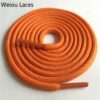 Weiou New Bright Colors Hiking Walking Two Toned Ropes Laces Replacement Shoe Lace Round Rope Shoelaces For Basketball sneakers - Image 6