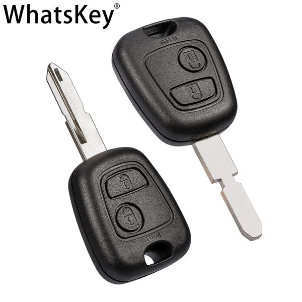 WhatsKey 2 Buttons 433Mhz Remote Car Key For Peugeot 307 206 407 Partner Citroen C1 C2 C3 VA2/HU83 blade With ID46 PCF7961 chip - Image 5