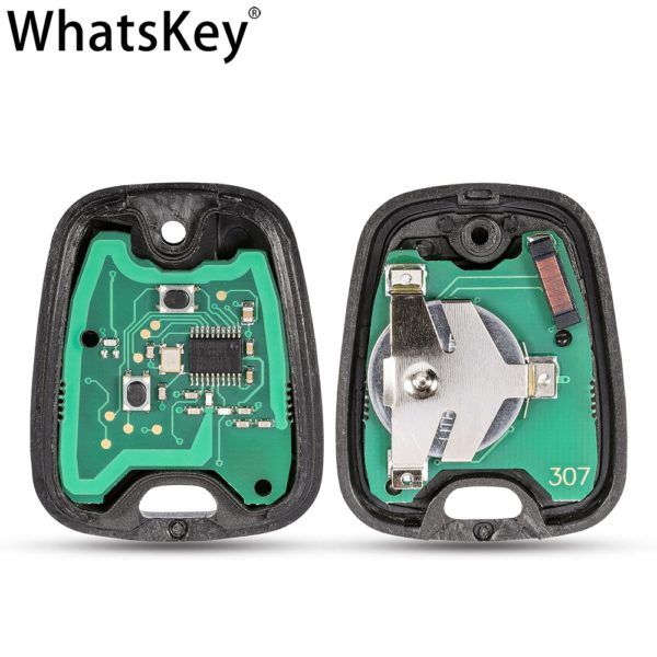 WhatsKey 2 Buttons 433Mhz Remote Car Key For Peugeot 307 206 407 Partner Citroen C1 C2 C3 VA2/HU83 blade With ID46 PCF7961 chip - Image 6