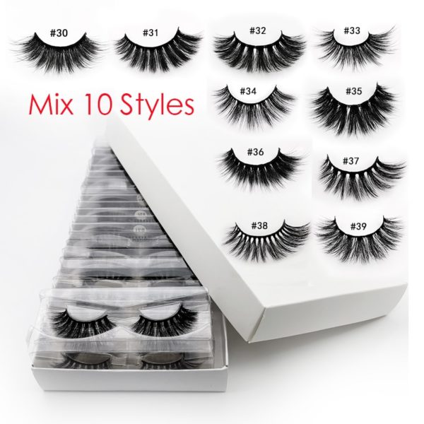 Wholesale Eyelashes 4/20/50/100pcs 3d Mink Lashes Natural Mink Eyelashes Wholesale False Eyelash Makeup Thick Fake Lash In Bulk - Image 6