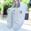 Women Fashion Sneakers Denim Canvas Shoes Spring Vulcanized Shoes Women Casual Footwear Ladies Trainers Zipper Basket Femme - Image 2