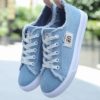 Women Fashion Sneakers Denim Canvas Shoes Spring Vulcanized Shoes Women Casual Footwear Ladies Trainers Zipper Basket Femme