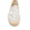 Women's Classic Cap-Toe Slip on Platform Simple Espadrilles Embroidered Loafers - Image 5