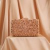 XIYUAN Luxury Gold Sequined Diamond Hollow Out Women Evening Clutch Purses Chain Wedding bag Phone Pocket Party Day Handbags - Image 5