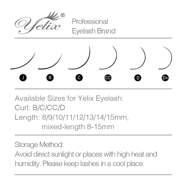 Yelix V Shape Auto-Fans Eyelash Extension Soft Easy Fan Lashes Volume Lash Extension Premium Natural Individual Lashes Mink - Image 6