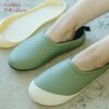 Youdiao PU Leather Home Slippers Women Shoes Dual-purpose Home shoes EVA Waterproof Winter Warm Slipper Plush Slides House flats - Image 6