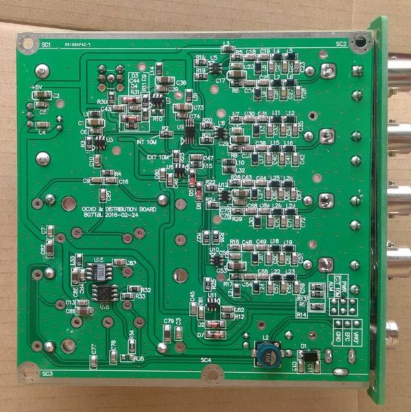 made by Bg7tbl 10MHZ SINE WAVE GPS DISCiPLINED CLOCK GPSDO Distribution amplifier OCXO with power supply & Antenna - Image 5