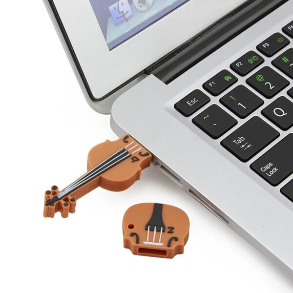 10 Styles Cartoon 64GB Cute Musical Instrument Guitar Violin USB Flash Drive 4G 8G 16G 32G 128G 256GB Pendrive USB 2.0 Usb Stick - Image 6