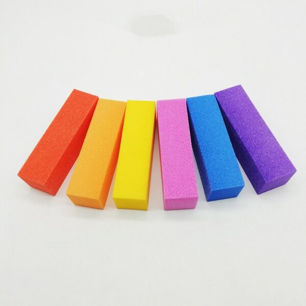 1pc Nail Spong Sanding Block Nail Art Buffing Grinding Polishing Nail File Pedicure Nail Art Tool nail supplie for professional