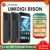 [24H SHIP]UMIDIGI BISON 6GB/8GB+128GB NFC IP68/IP69K Waterproof Rugged Phone Android 10/11 48MP Quad Camera 6.3" FHD+ Display