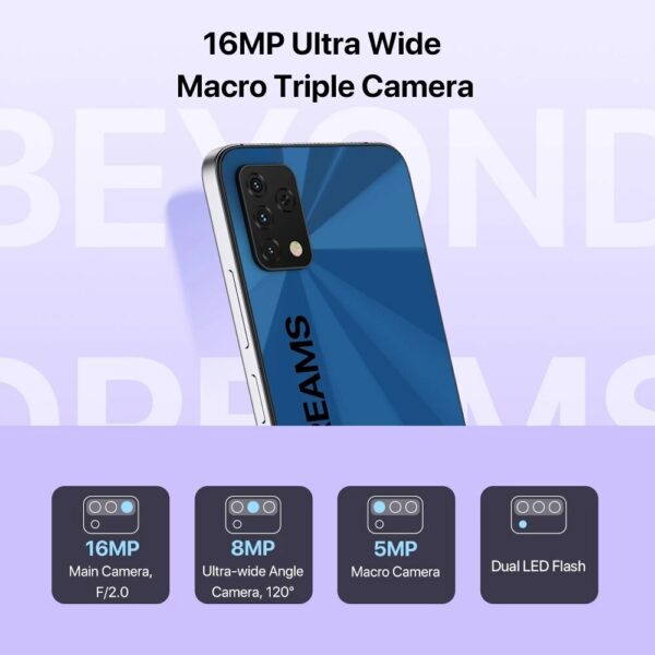 [24H Shipping] UMIDIGI A11S 4GB+32GB/64GB Global Version Smartphone 5150mAh 16MP Triple Camera 6.53" HD+ Display - Image 3