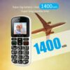 2G Artfone CS188 Big Button Mobile Phone for Elderly,Upgraded GSM Mobile Phone with SOS Button 1400mAh Battery Dual SIM Unlocked - Image 2