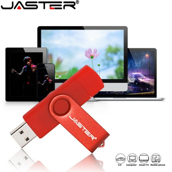 3 in 1 USB flash drive OTG High Speed Pen Drive 64GB 32GB TYPE-C Adapter Gift 16GB 8GB Micro USB stick Red External Storage - Image 5