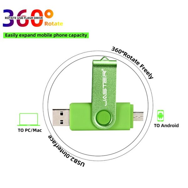 3 in 1 USB flash drive OTG High Speed Pen Drive 64GB 32GB TYPE-C Adapter Gift 16GB 8GB Micro USB stick Red External Storage - Image 6