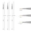 3Pcs/set Gel Nail Art Line Painting Brushes Crystal Acrylic Thin Liner Drawing Pen Nail Art Manicure Tools Set - Image 4
