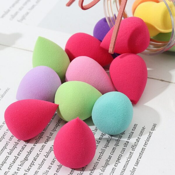 5PCS Cosmetic Puff Women's Foundation Makeup Sponge Beauty Face Cosmetics Blending Sponge Water Drop Shape Makeup Puffs - Image 5