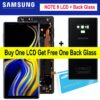 6.4'' Super AMOLED LCD Display for Samsung Galaxy Note 9 N960F Touch Screen Digitizer Assembly Repair Parts with Back Glass