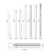6/7PCS Set of Stainless Steel Earwax Collector Ear Wax Removal Cleaner Spiral Turn Curette Ear Pick Portable Ear Cleaning Tool - Image 5