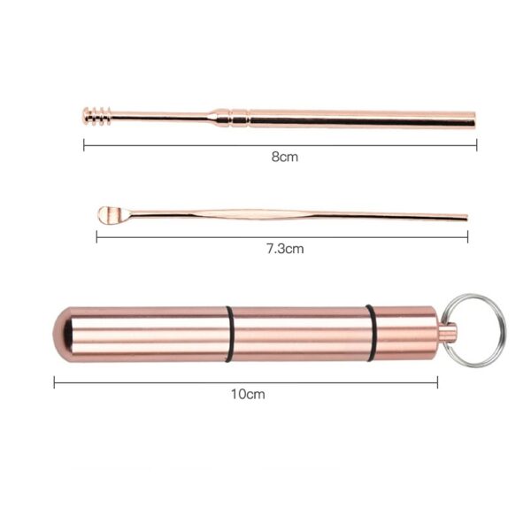 6Pcs Ear Wax Remover Ear Cleaning Kit Ear Pick Earpick Ear Cleaner Spoon Care Ear Clean Tool for Baby Adults Ear Care Set - Image 6